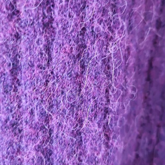 ZARA | ALPACA WOOL Turtleneck SWEATER 9598/102 purple Size Small - Picture 3 of 5